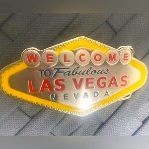 Chrome Las Vegas Belt Buckle )2/$16)